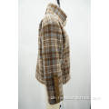 100%Polyester Tweeds 400g Damenjacke